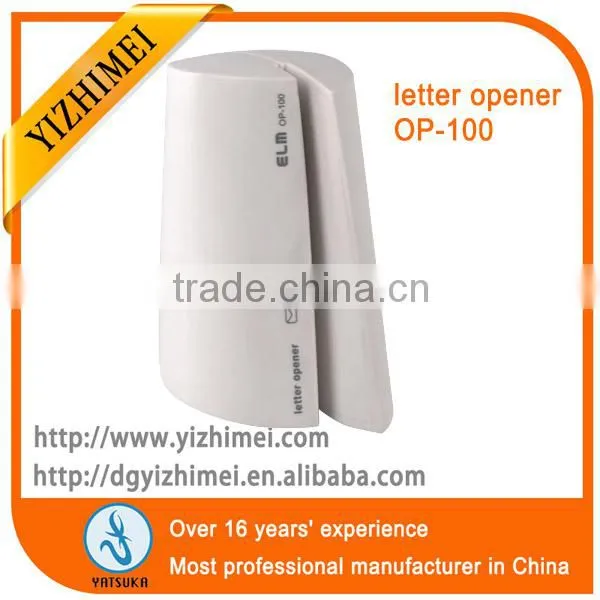 OP-100 battery electric Letter opener, plastic letter cutter