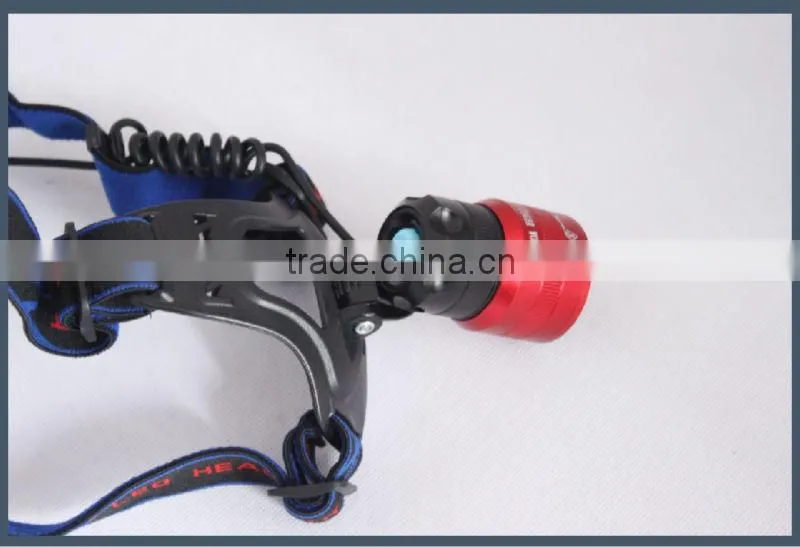 aluminum zoom function LED headlight headlamp