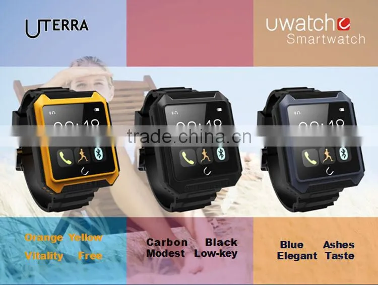 2015 New iOS Android Wrist watch with waterproof dustproof and shockproof function