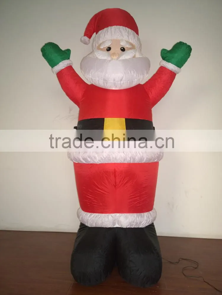 DJ-XT-43 inflatable santa claus door decoration christmas patio decoration