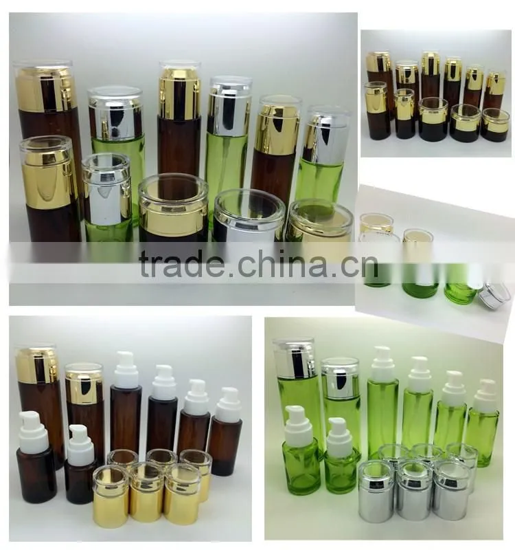 Glass cosmetic lotion bottle and face cream jar manufacturers
