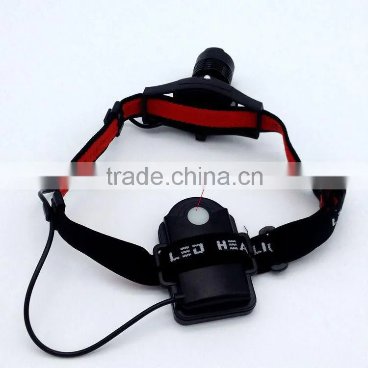 POPPAS T20 ZOOM adjustable high powerful led flashlight headlamp led