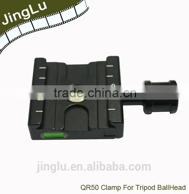 Clamp For Quick Release Plate Compatible Arca SWISS Tripod Ball Head QR50
