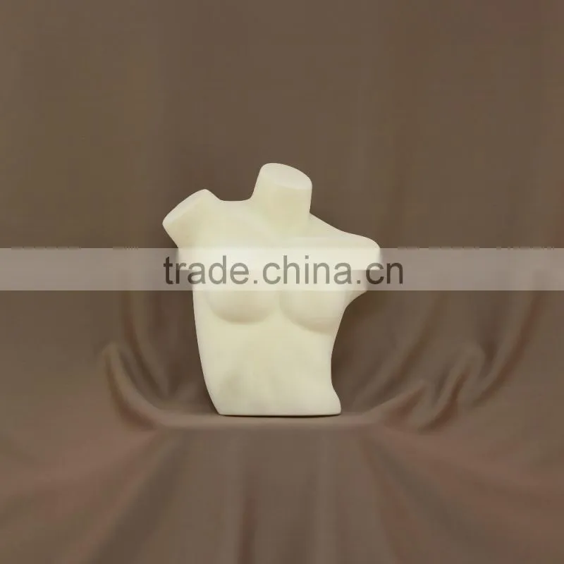 Sexy lady bust flocking senior mannequin for tailor