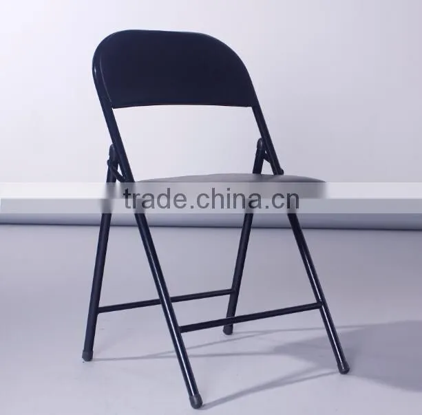hot cheap PU leather folding chair with metal frame 1083A