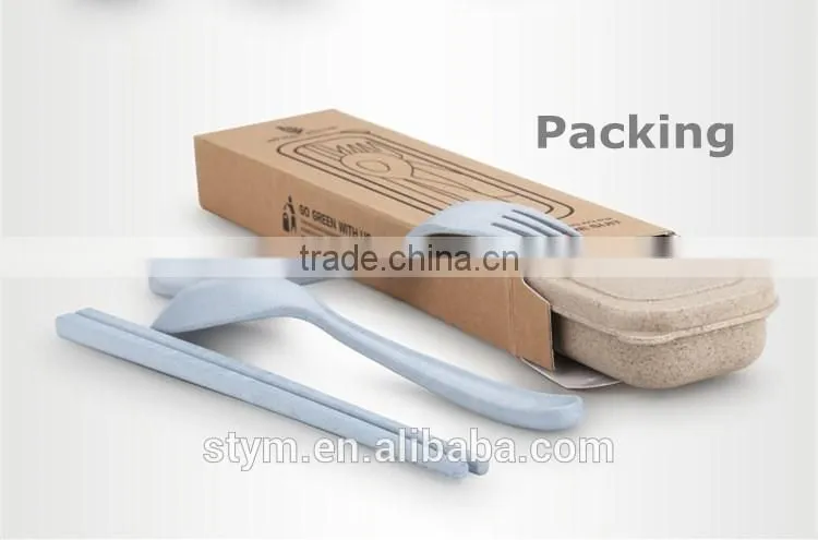 Natural Wheat straw China wholesale tableware set