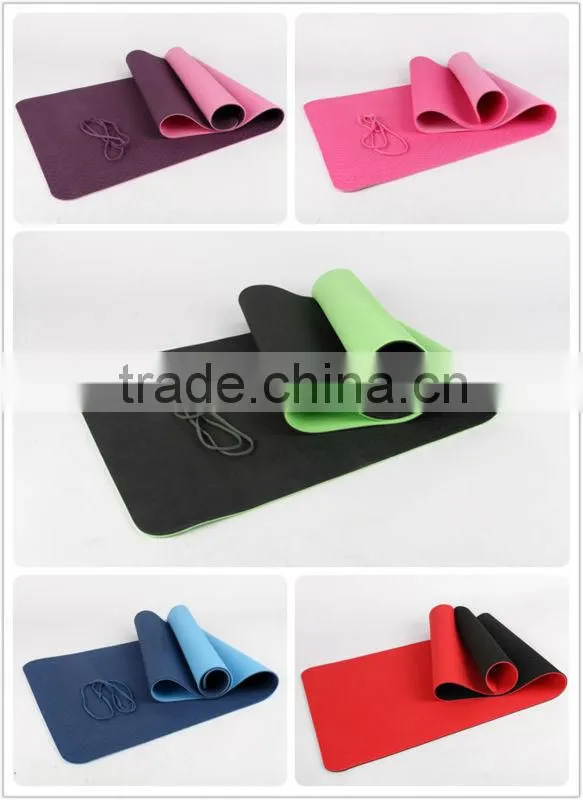 TPE yoga mat; thick mat