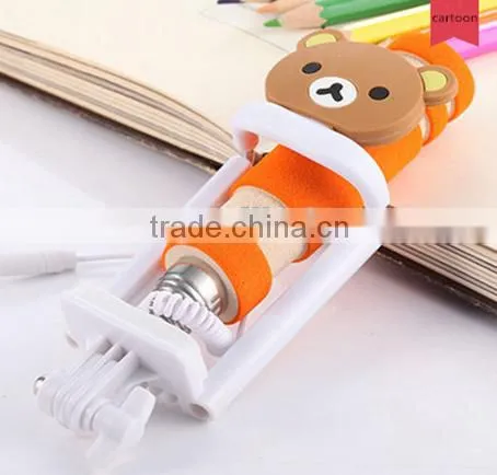 Hot Selling Mini Bluetooth Remote Control Selfie Stick With Monopod
