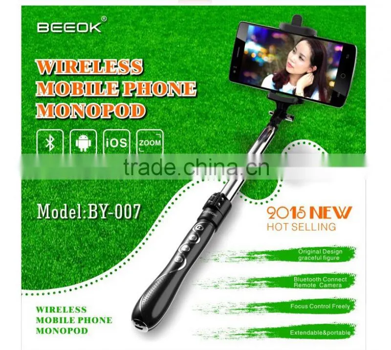 wireless monopod for mobile phone cheapest factory directly selling bluetooth monopod for huawei sony xiaomi lenovo Asus