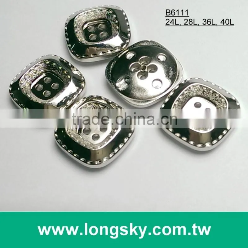 (#B6105) classic round edge 4 hole plastic button for boots decoration