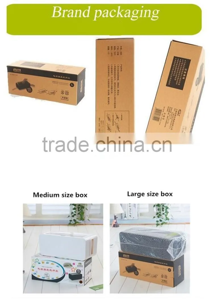 Socket Plug Cable Storage Box Wire Management Children Safety Tidy Home Solution