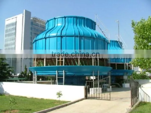 Round cooling tower for water treatment