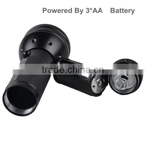 51 LED UV Light Bulb Flashlight 395nm Wavelength For Pet Urine Money Detector 51 395 UV with 3AAA Battery OEM ODM