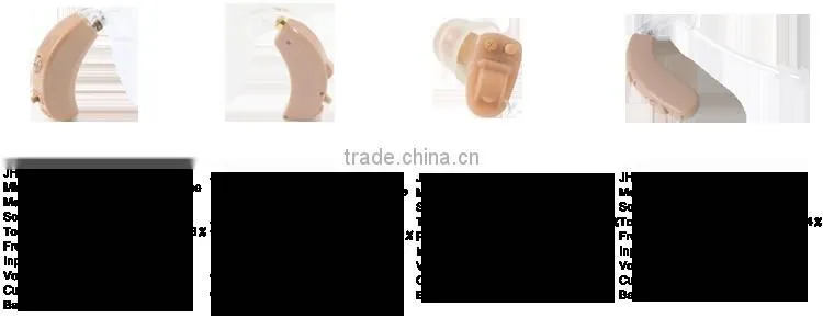 high quality travel portable rechargeable bte hearing aid