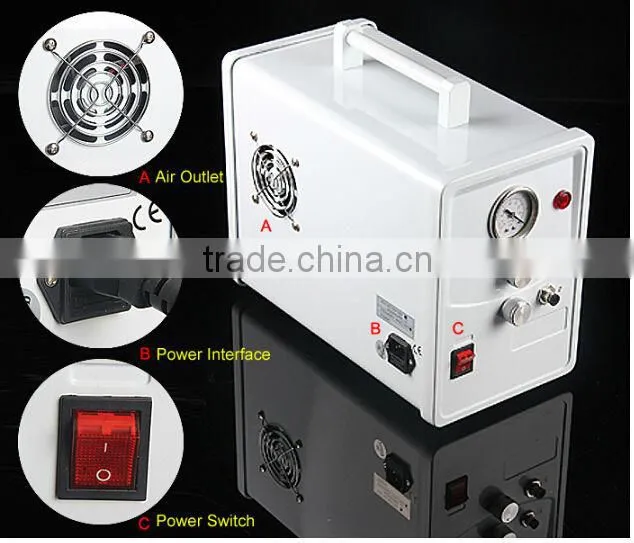 Diamond Dermabrasion Peeling Machine Galvanic Skin Care Device Ultrasound Skin Tightening Device Home Use