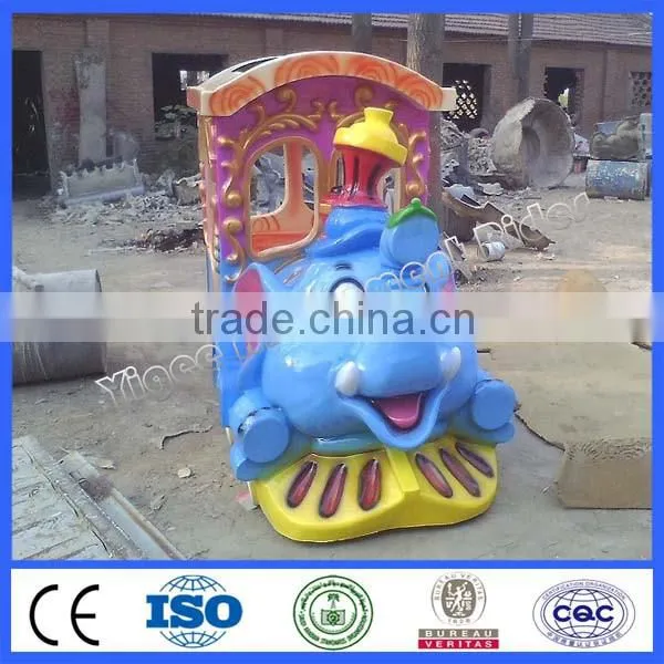 adult rides train set trackless elephant train