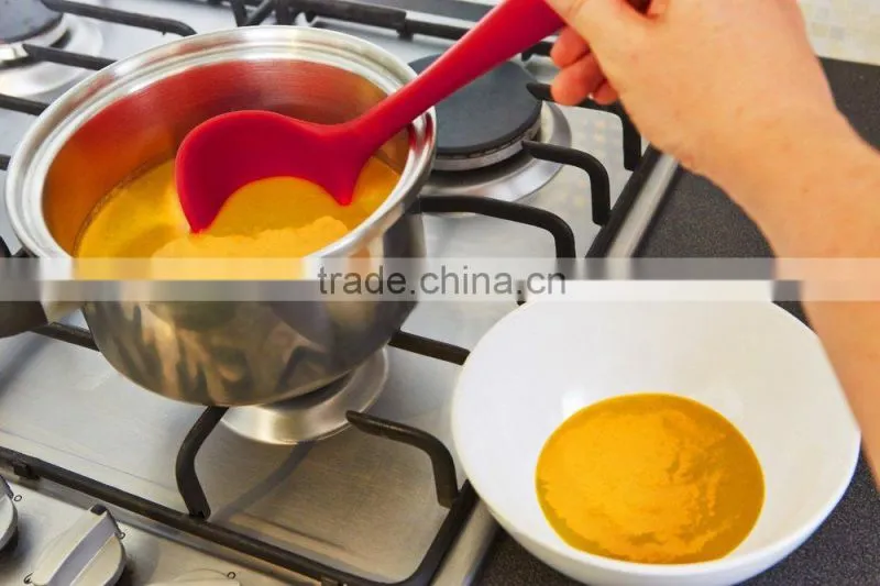 set of 5 factory wholesaler high quality kitchenware silicone utensils