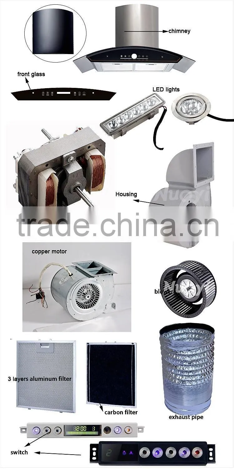2016 new design electric cooker hood controller for kitchen appliance