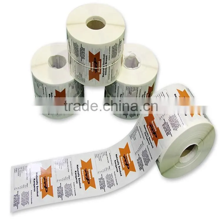 Multi color polyester hologram adhesive sticker label