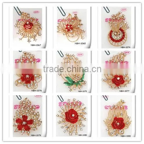 Manufacturer wholesale wedding rhinestone brooch