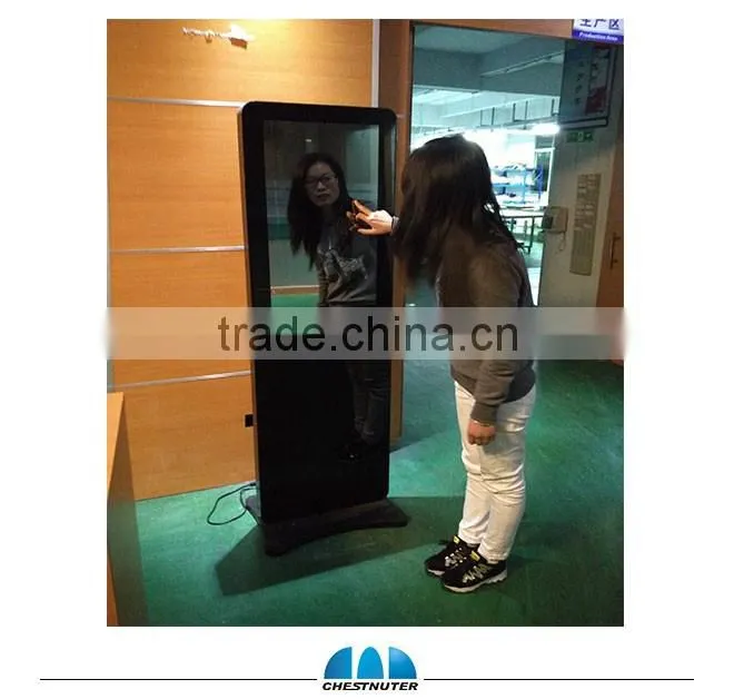 42 Inch Interactive Magic Mirror Digital Signage With Motion Sensor