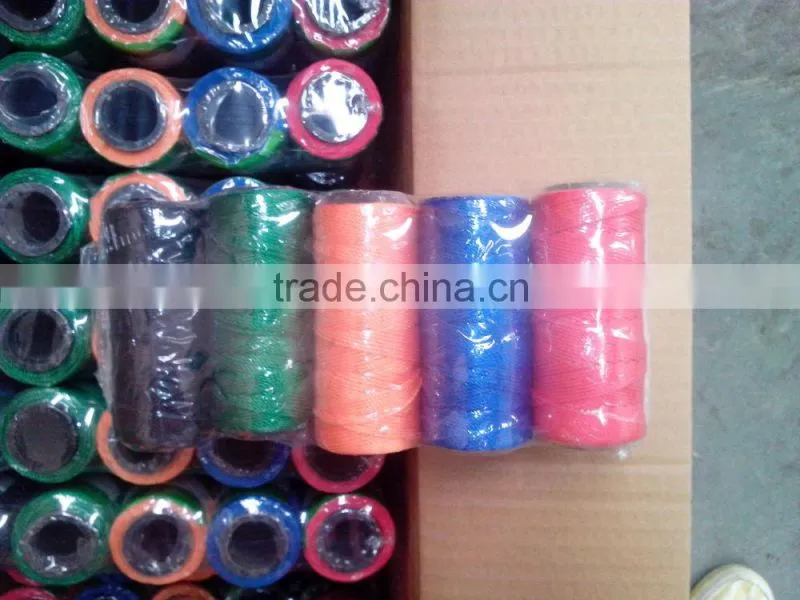 Colors polypropylene multifilament fishing twine