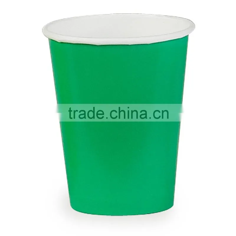 9OZ disposable paper cup, pink coffee paper cup