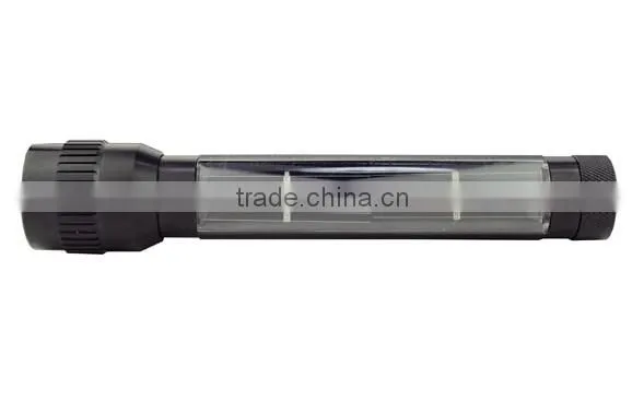 High Power Aluminium zoom focus rechargeable led solar flashlight