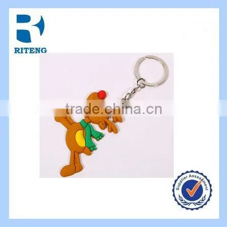 promotional silicone key chain ring for ball design
