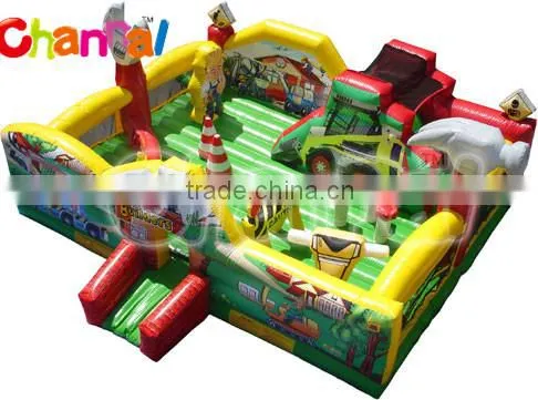 Little Builders inflatable play land combo