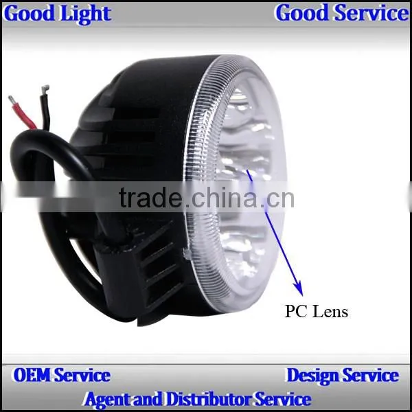 12v round led light 12w offroad light auto accessories for truck