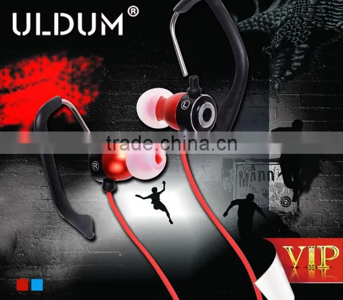 For Brazil For skype MSN earphone headset with earhook design earphone with microphone earphone headphone