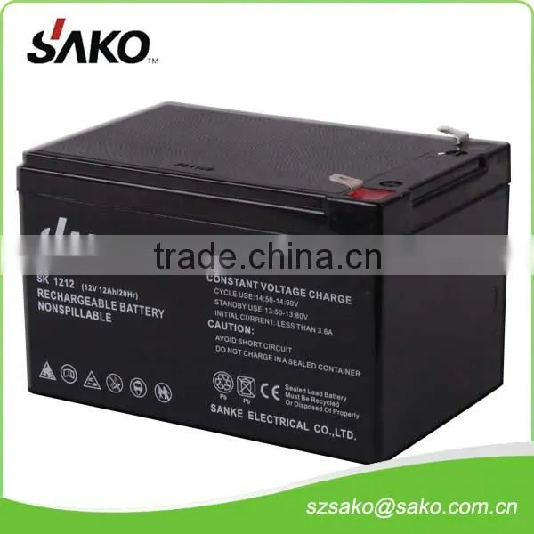12V12AH VRLA Battery Maintenance Free with 5 Years Life Design l