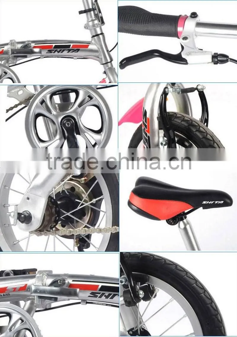 12 inch Super lightweight aluminum students portable folding bike