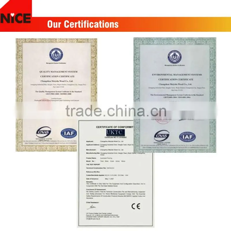 HDF Skiring board for laminate flooring