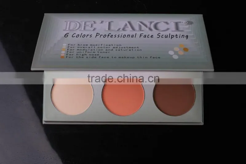 6-color and multicolor Pressed Powder and concealer powder