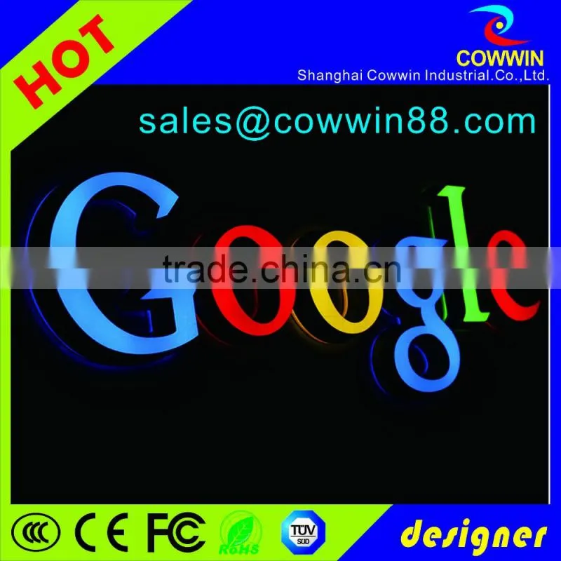 Custom Made LED Lighting 3D Clear Acrylic Letters LED Crystal Lights