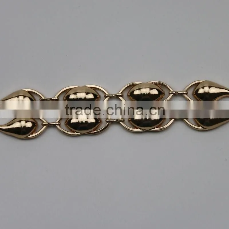 metal connector for garment ornament &metalic rhinestone necklace