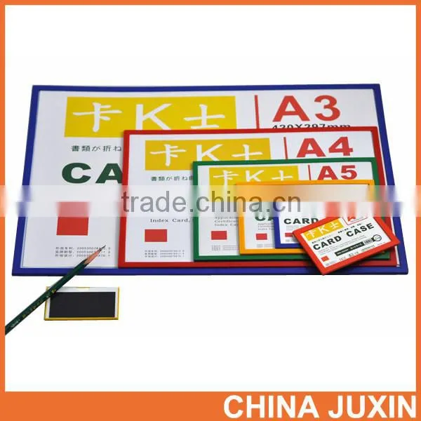 Attractive 0.35mm Magnetic Card Case Single Side PVC Sheet Magnetic Card Case