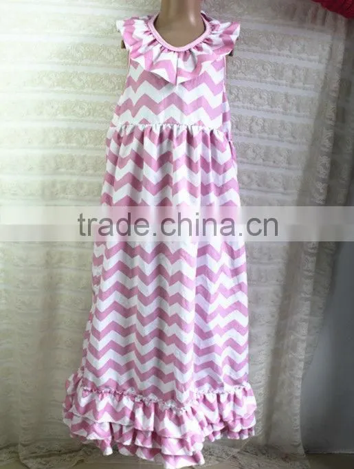 New Arrive Chevron print multicolor cotton skirt Zig zag chevron skirt for girls