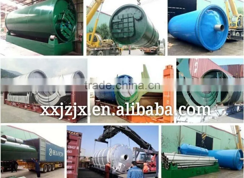 JZ waste plastic and tires pyrolysis machine