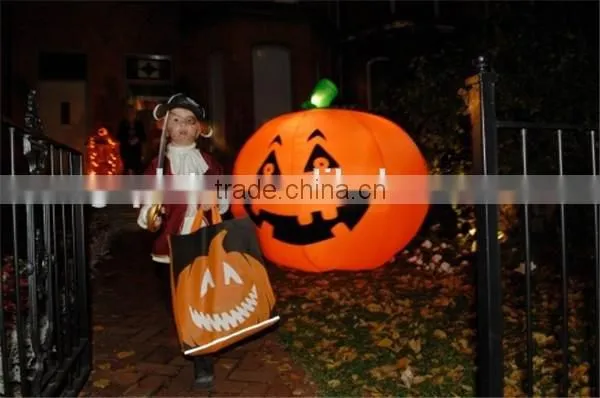 Yard decoration inflatable LED lights party halloween pumpkin