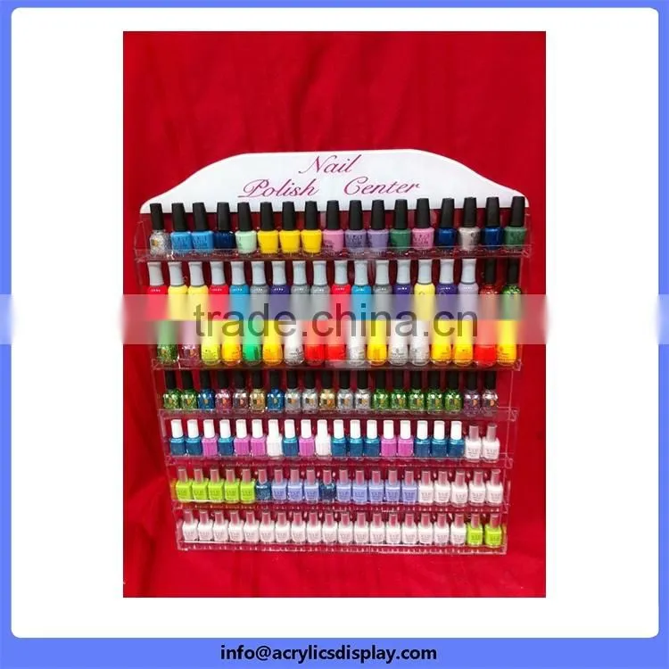Top level super quality acrylic abs nail polish display rack