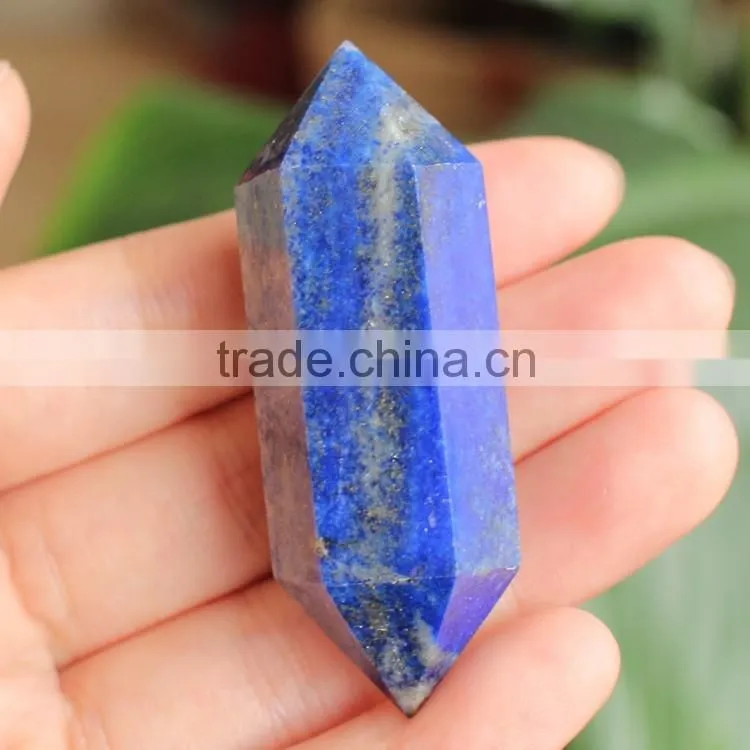 wholesale natural blue lapis lazuli quartz wand crystal point