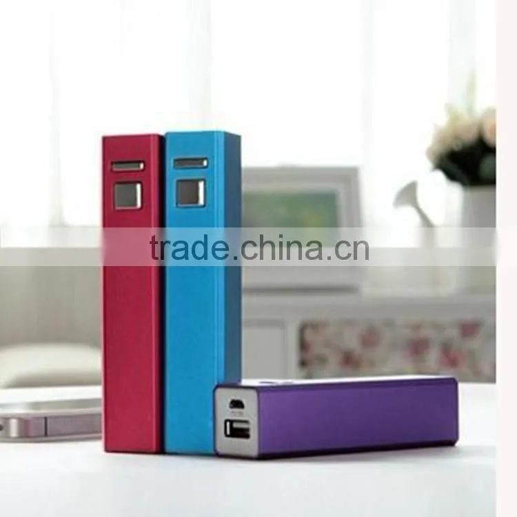2016 Aluminum alloy 2600 mah portable power bank, 2600 mah latest design power bank