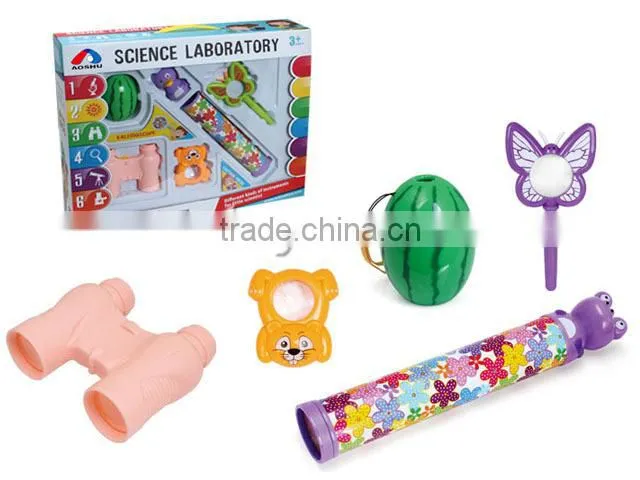 Children telescope set science laboratory toy for promotion