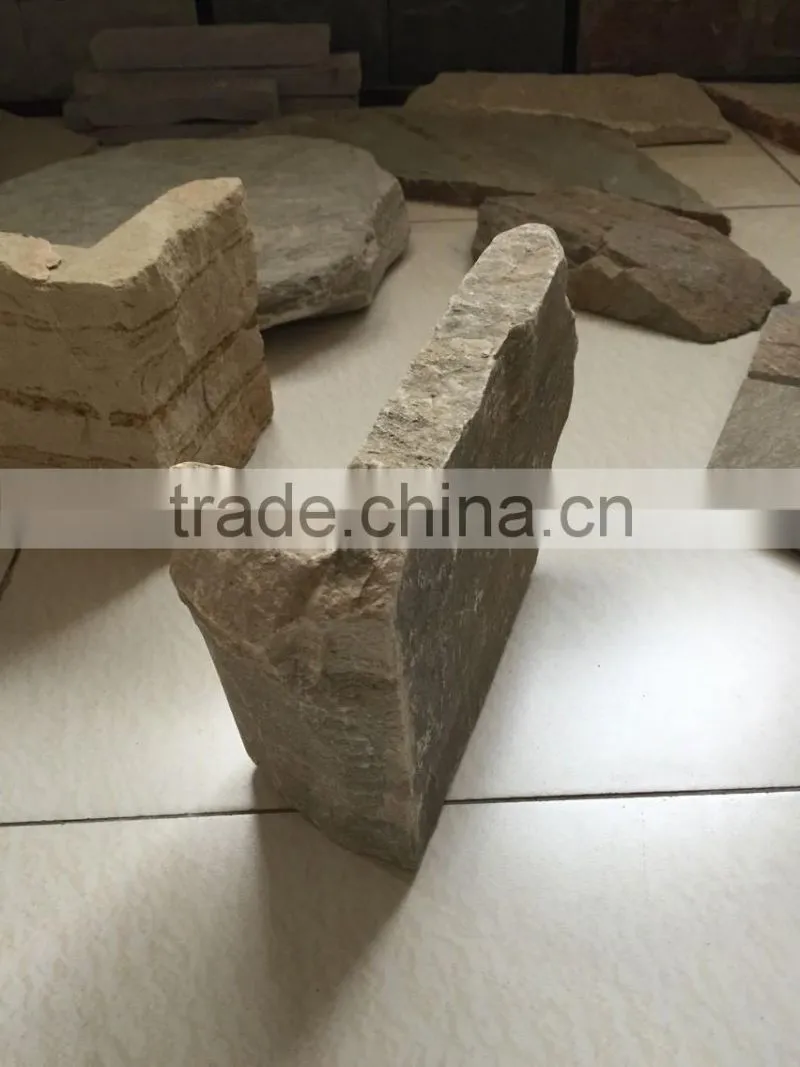 The Stone Material Office Mushroom Grey Stone Wall Cladding