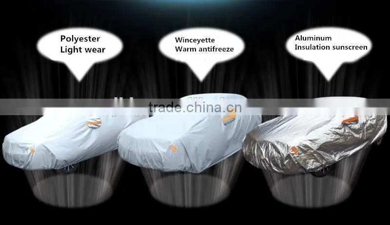 Auto accessories high quality polyester car cover in automatic car covers