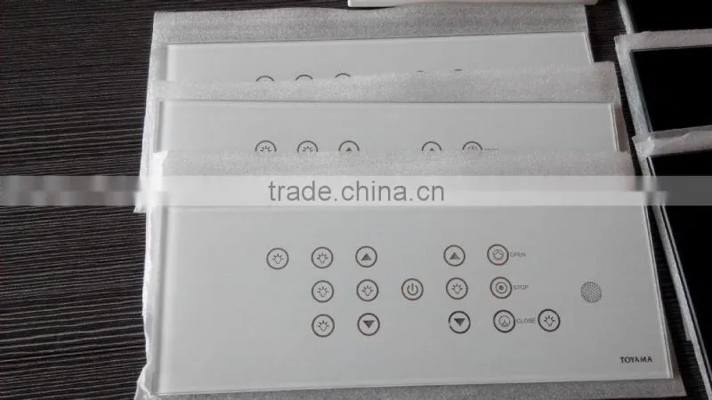 China Colored Hard Glass Switch Panels