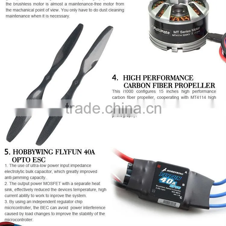 HIGH QUALITY Royalplay Drone Octocopter i1000 Octocopter for Aerial Photography